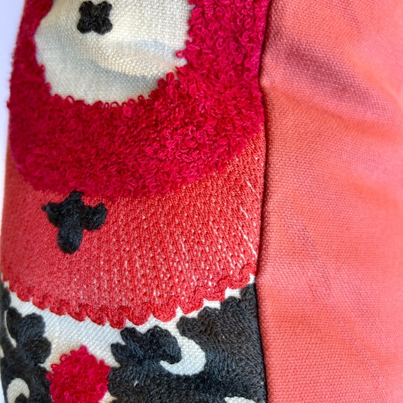 Suzani Pillow Cover Designer Fabric 22 x 22 Inches - Picture 5 of 6